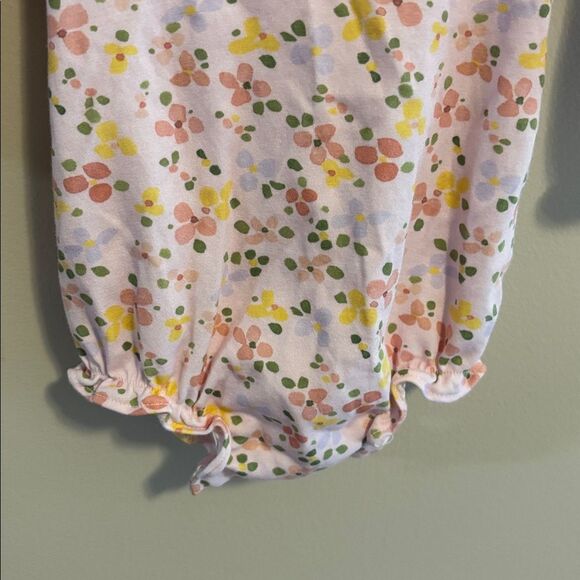 The proper peony Betty Floral Pima Girl Bubble 3 months - Picture 3 of 6